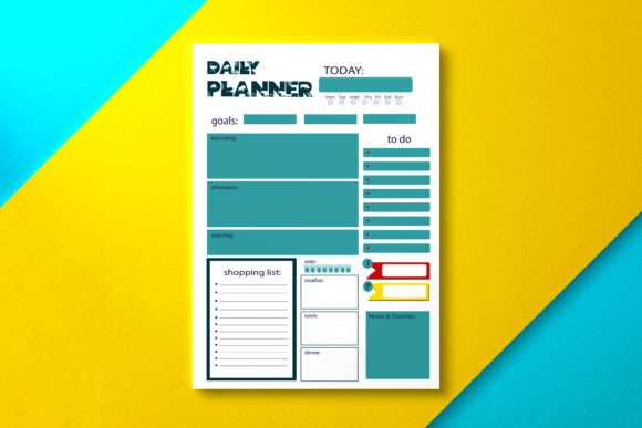 Daily Planner Safari Aquamarine: A Practical Asset for Digital Planning and KDP Publishing
