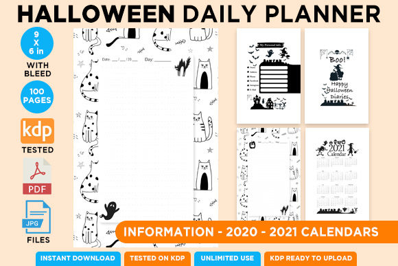 KDP Interior Halloween Dotted Pages Vol6 Guide