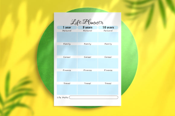 Life Planner Blue: A Strategic Framework for Integrated Health and Performance