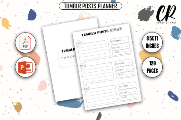 Maximizing KDP Revenue with a Customizable Tumblr Posts Planner Interior