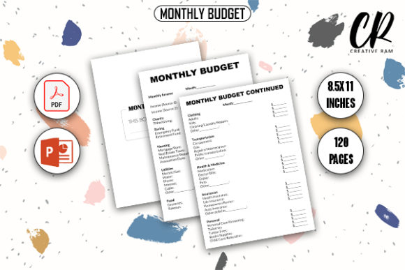 Monthly Budget KDP Interior: Ready-to-Publish Template