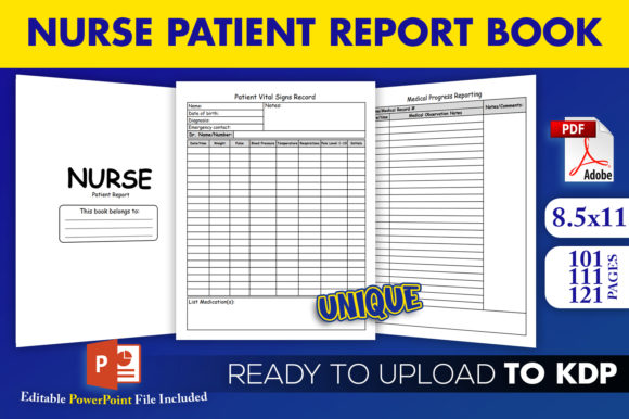 Nurse Patient Report Book KDP Interior: Streamlining Low-Content Publishing Workflows