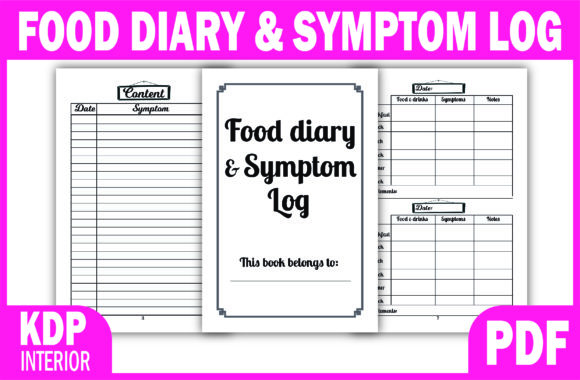 Streamlining Health Publishing: The Strategic Value of the KDP Interior Food Diary Symptom Log