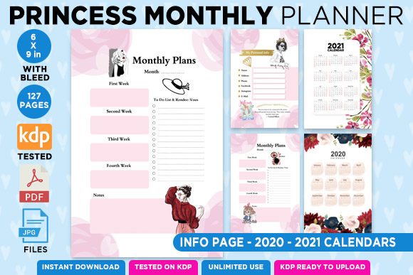 Streamlining Production with the KDP Monthly Planner Organizer