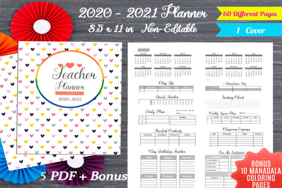 Teacher Planner 2020-2021 Productivity: Organize Your Year