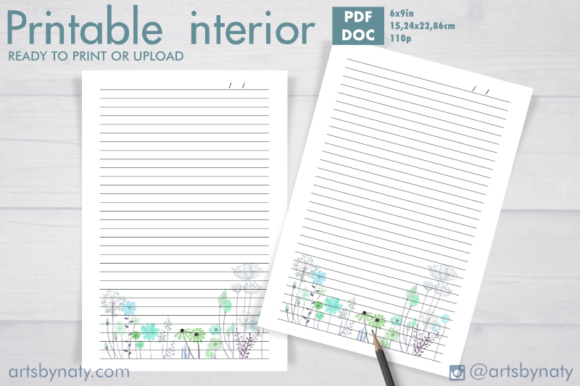 Watercolor Floral Journal KDP Interior: Design, Utility, and Publishing Essentials