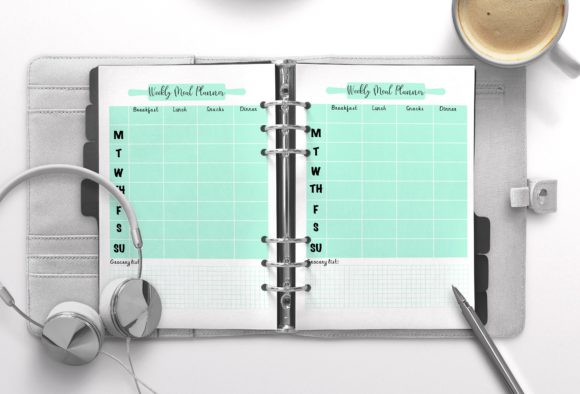 Weekly Meal Planner Mint: Organizing Nutrition Across Every Page Size