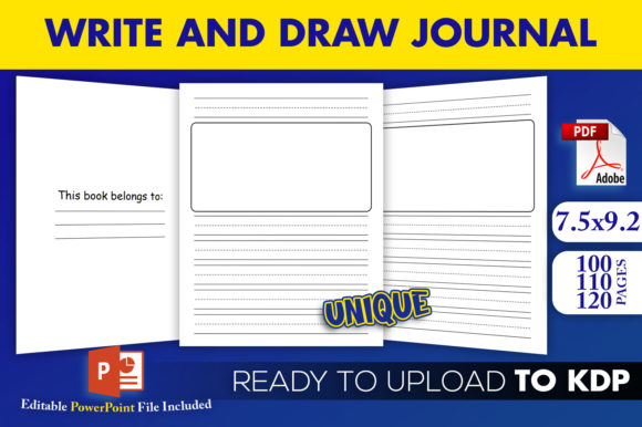 Write and Draw Kids Journal KDP Interior Guide